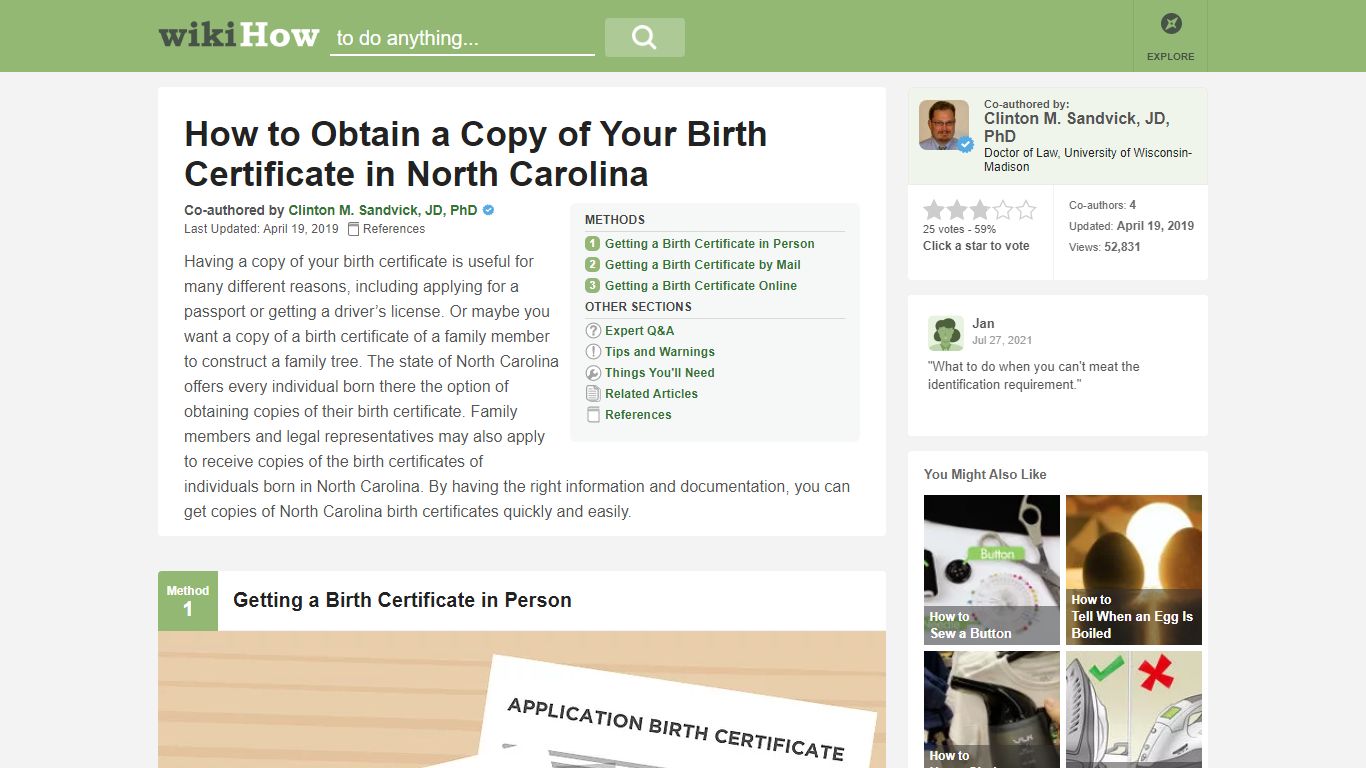 3 Ways to Obtain a Copy of Your Birth Certificate in North Carolina